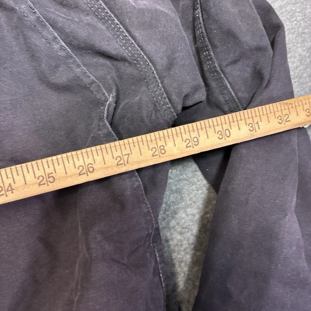 Vintage Blue Mountain Jacket Men's 2XL Tall Black Canvas Quilt Lined‎ Workwear